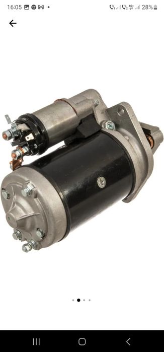 Electromotor tractor Ford Dexta, 12V 2.2kW, 11 dinti, 3 gauri de prind