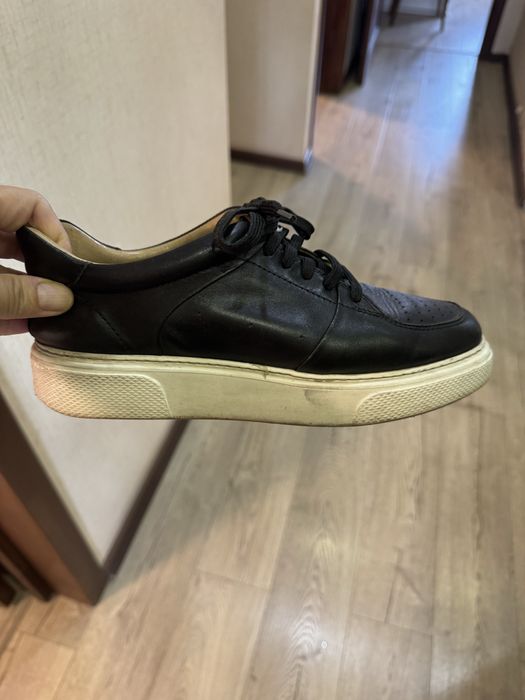 Кеды кожаные Sman