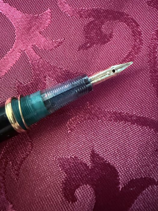 Съветска писалка "Союз" със златен писец и рубин
