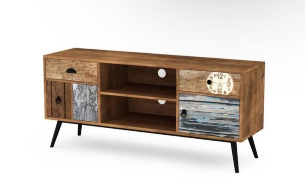 TV шкаф с винтидж/индустриален дизайн