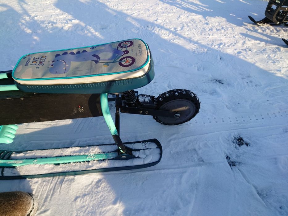 Снегокат электро. Снегоход электро