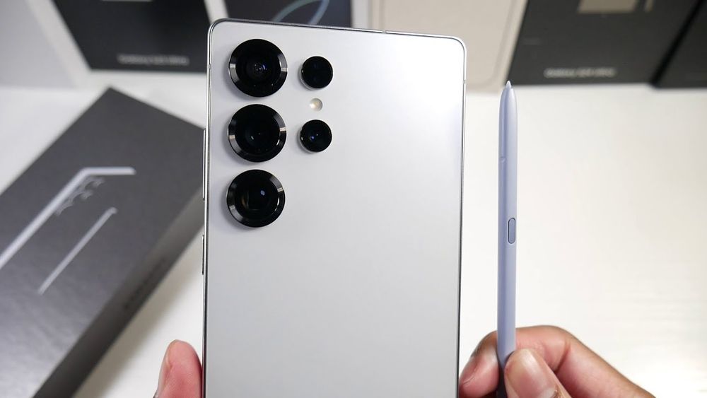 новый Samsung s25 ultra titanium white