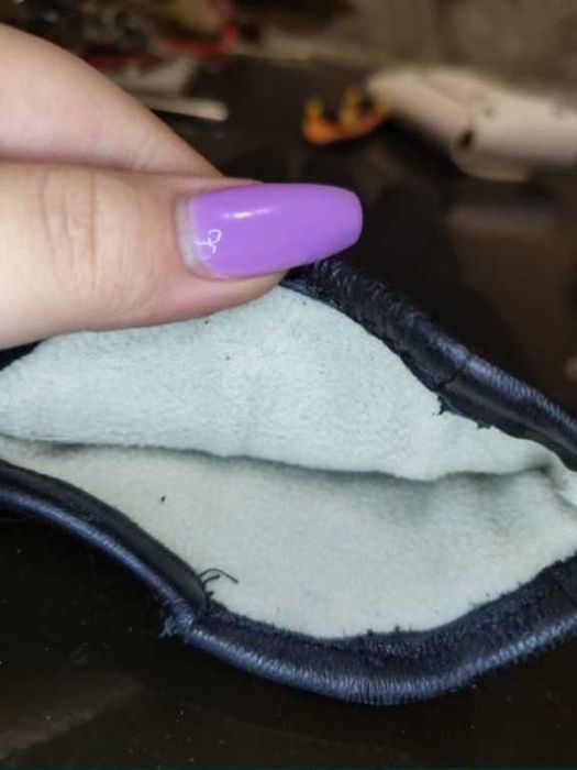 Кожаные женские перчатки