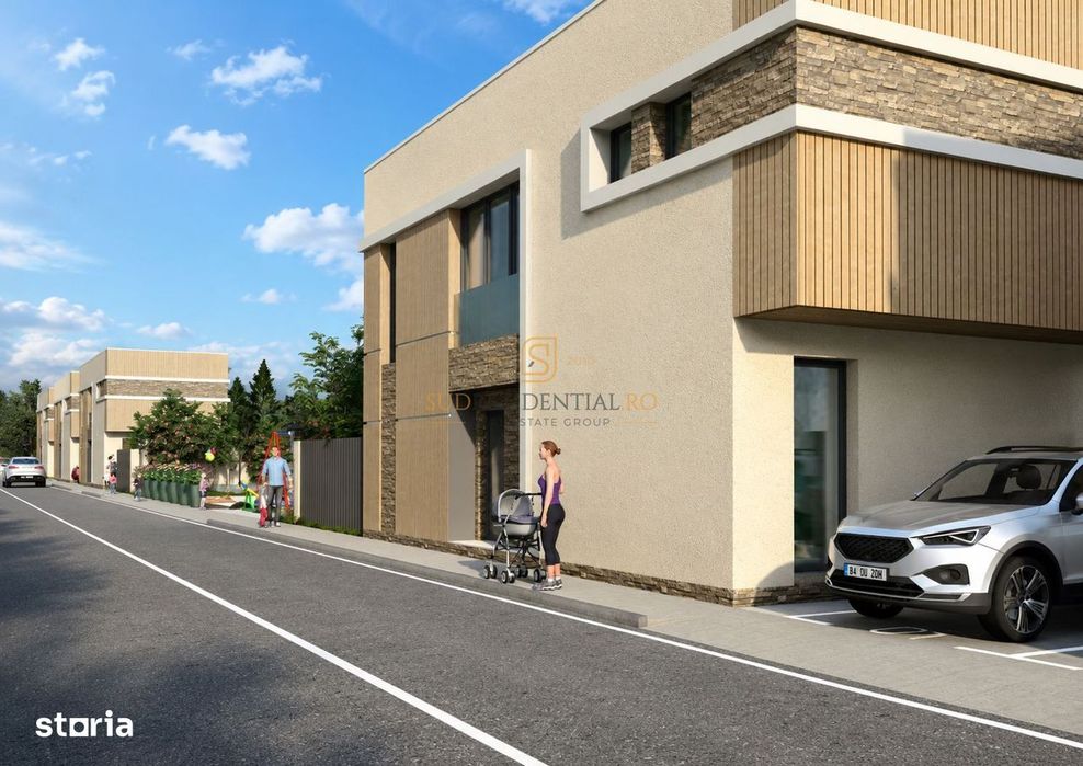 Vila individuala | Ansamblu privat cu piscina Bragadiru-Independentei