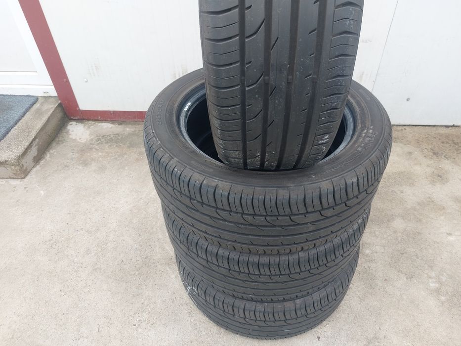 175 lei bucata! Set anvelope de vara 225 50 r17 Continental! 7 mm
