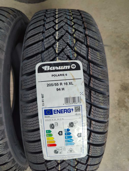 2 Нови зимни гуми 205/55R16 Barum Polaris 6 XL EV 94H DOT3725 made in Germany