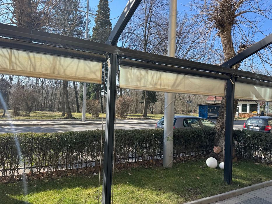 Автоматично сгъваема алуминиева тента