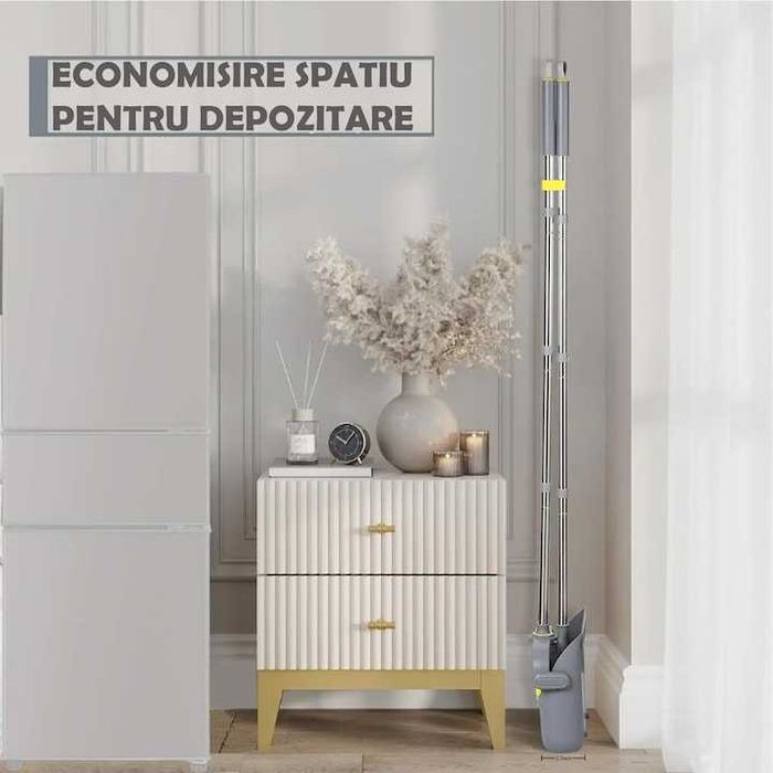Set Matura si Faras Coada de Aluminiu Reglabila 130cm Faras Pliabil