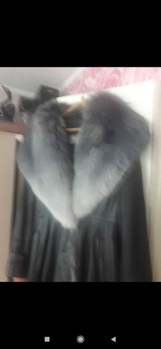 Продам кожаный плащ