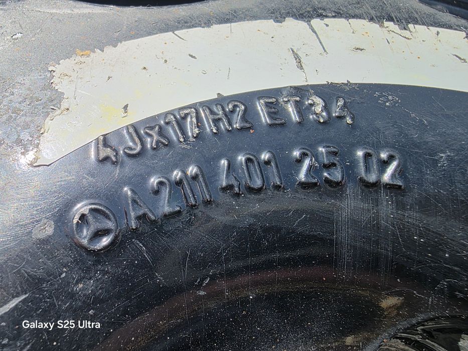Резервна гума/патерица 17ка 5х112 Mercedes