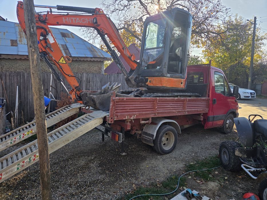 Prestari servicii Excavator  camioneta 3,5 tone