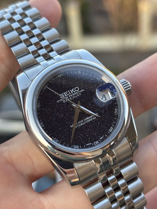 Seiko Mod Date-Just Galaxy Burst