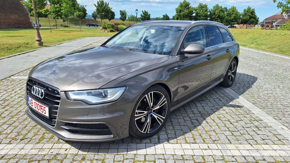 Audi A6 2.0 Tdi 177 CP S Line Navi Mare Xenon Automat Senzori față spate