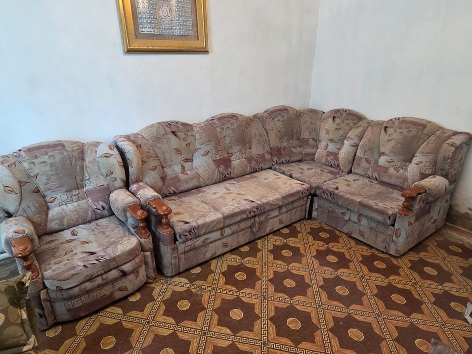 Мягкий уголок диван-кровать