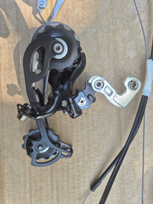 Shimano Deore -LX, set schimbatoare+shiftere, 3X9+camasi si cabluri