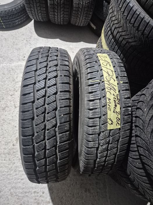 Vând cauciucuri 215/75/16 C M+S 2buc imp Germania