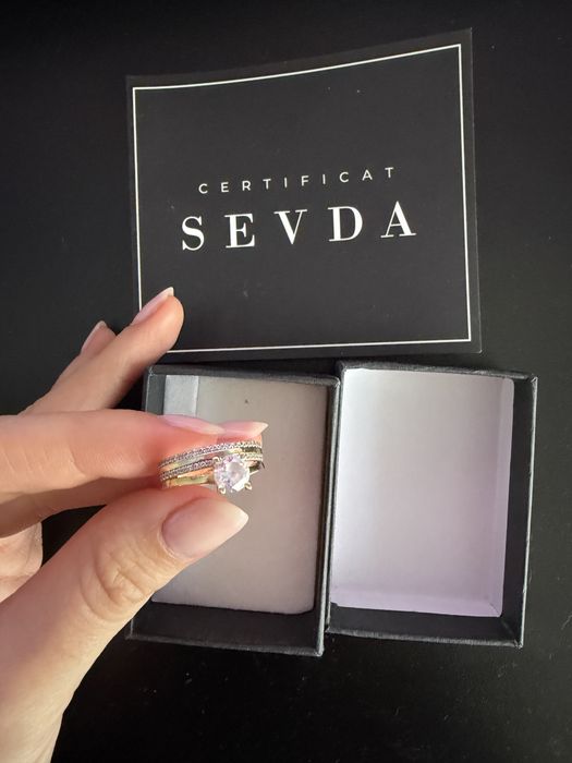 Inel aur galben 14K 2,72 g cu certificat Sevda