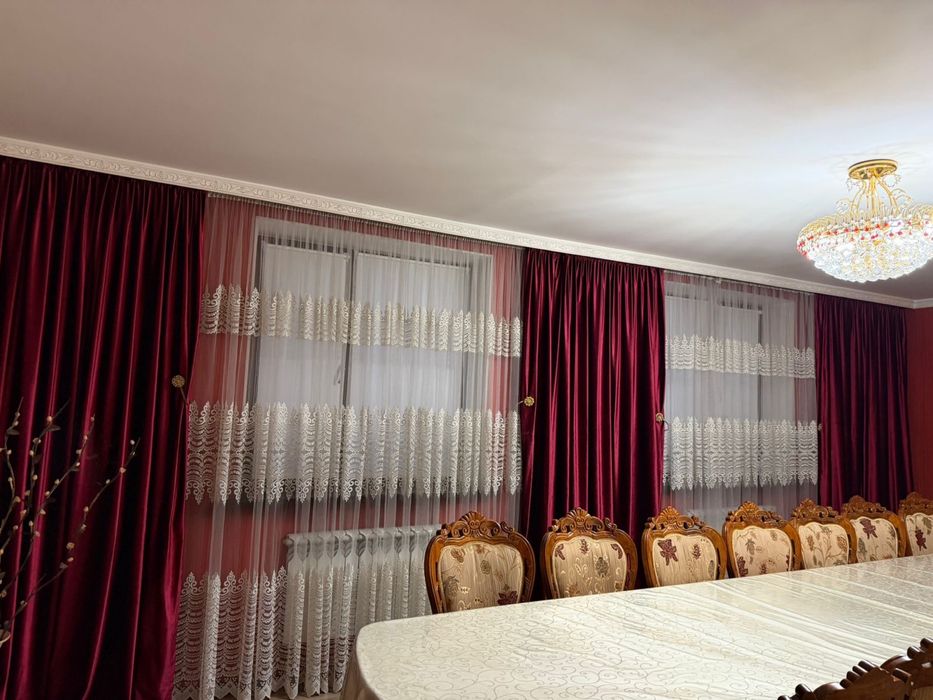 Шторы тюль и портьера комплект