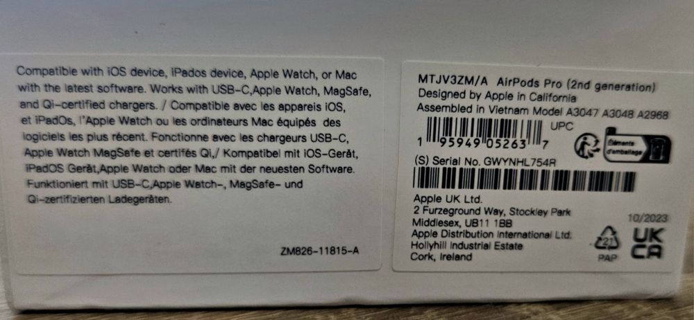 Apple Airpods pro 2 + Гумен калъф