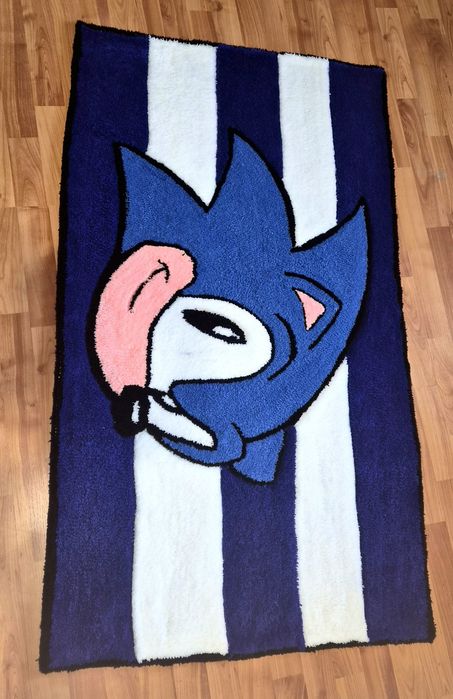 Covor Custom Sonic the Hedgehog – Handmade (Tufting) – 90x140 cm