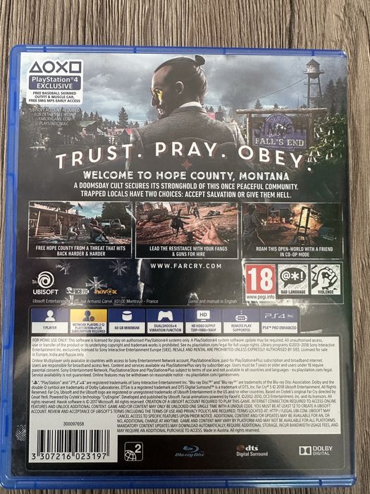 Far cry 5  за пс4 става и за пс5