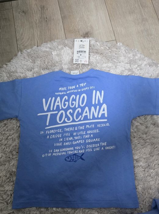 Детска памучна тениска Zara