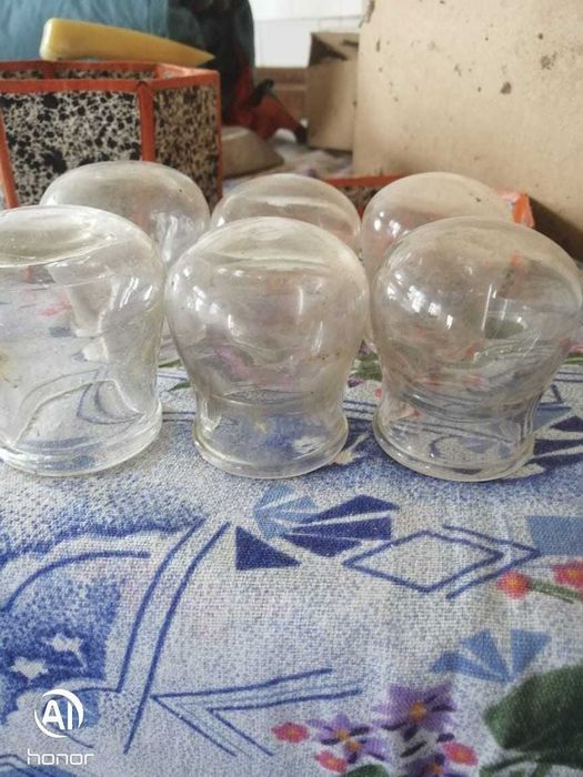 Стари вендузи 6 бр.