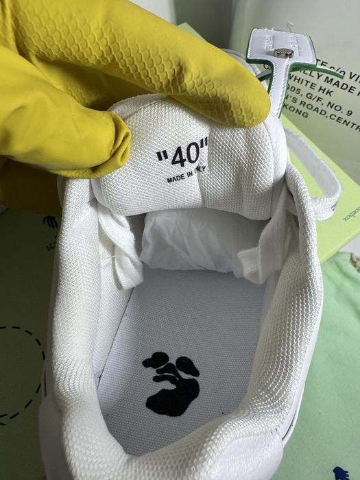 Adidasi sneakers off white ‘’for walking’’ green shoes