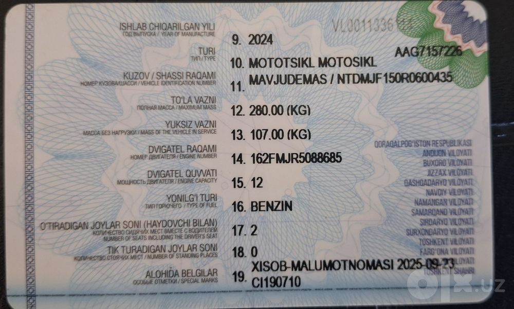 Lifan 150 Sotiladi