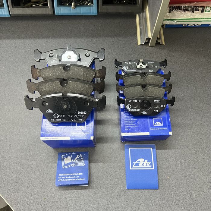Новые колодки ATE bmw e34 540 бмв е34