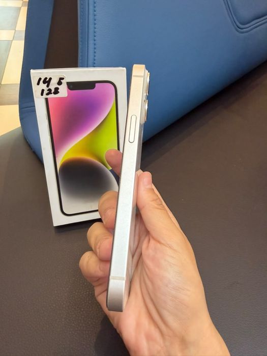 Iphone 14 128 gb белый 80%