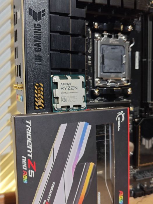 Комплект DDR5 32 G skill Ryzen 7 7800x3d Asus Tuf gaming