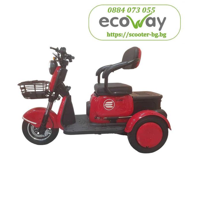 Ел триколка EcoWay А2-М19 триместна 1000W.ВЪЗМОЖНОСТ НА ИЗПЛАЩАНЕ!!!