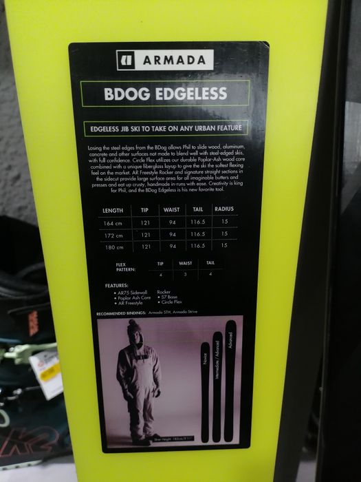 Schiuri aki Armada Zero BDog Edgeless Nou! 172 cm