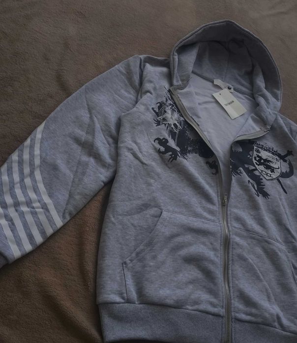 серая кофта "cozy" | размеры (М;L)