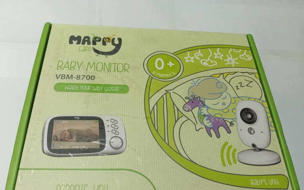 Видео бебефон Mappy VBM-8700 2г. ГАРАНЦИЯ