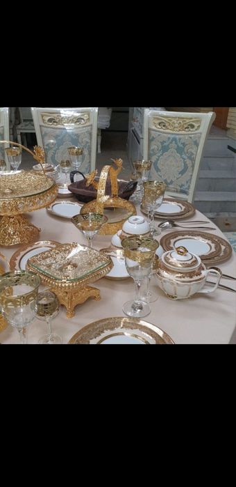 Прокат стол стул посудалар