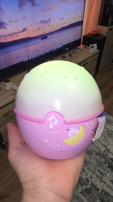 Glob Proiector pentru patut si veioza Chicco „Next 2 stars”, Roz