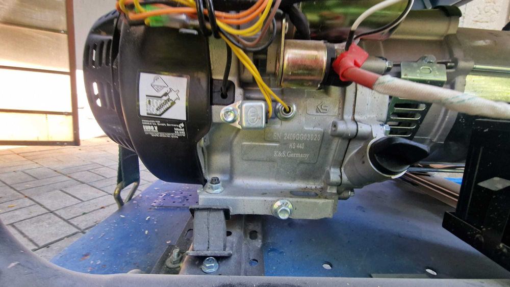 generator profesional pe benzină Könner & Söhnen, model KS 10000E zero ore. nou