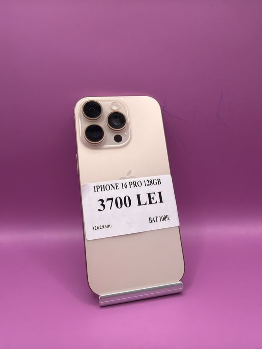 Iphone 16 pro 128Gb •Matei Amanet Margeanului•9262