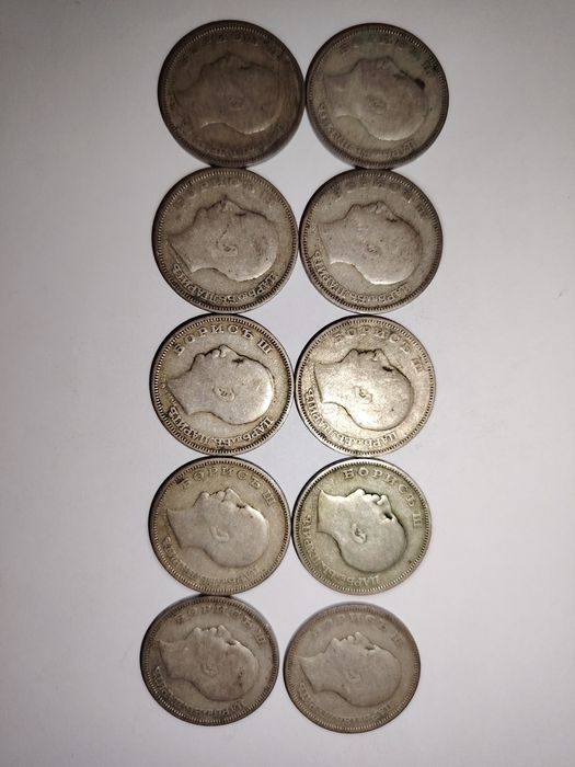 20 лева 1930 г - Сребърни, проба 500 - 10бр.