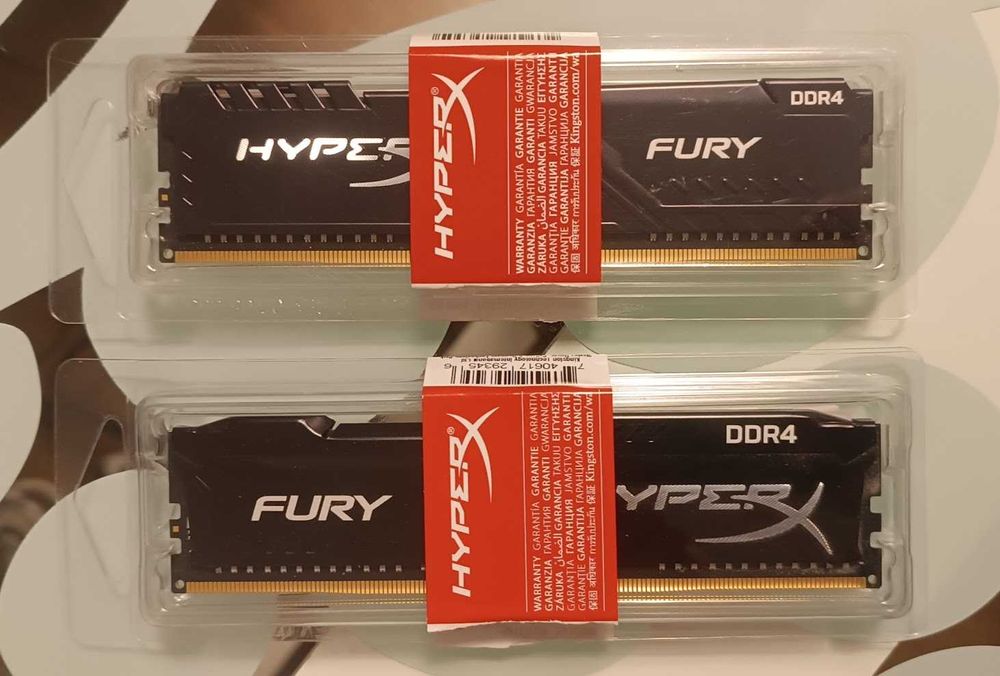 Memorie RAM HyperX Fury Black 8GB DDR4 2400MHz CL15 1.2v