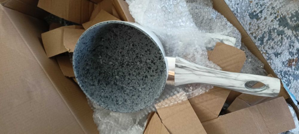 Комплект кухненски съдове от 8 части Айсберг, SìChef - Тиган, Тенджера