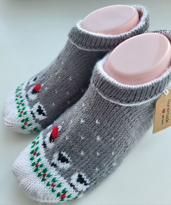 Продам тепленькие вязанные следки.