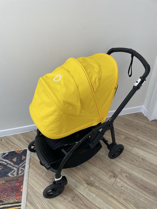 Коляска Прогулочная Bugaboo Bee 6 Black-Lemon