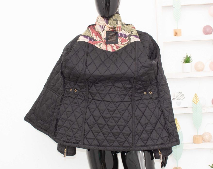 Barbour Ruskin Quilt William Morris дамско яке черно английско 40 M