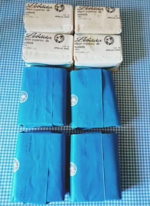 Săpun Romanesc vechi Egreta, Lebada,produse in Comunism, Apollo Galati
