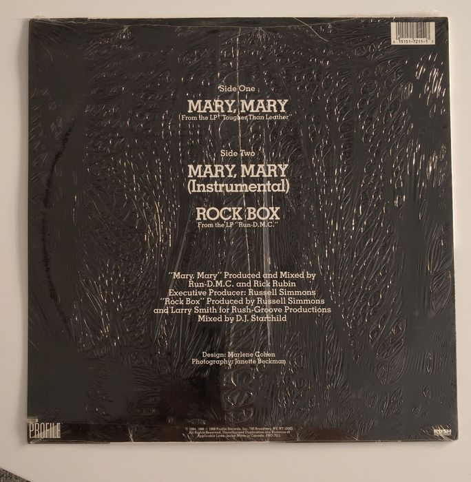 Run-DMC - Mary, Mary (Vinyl, 12", 45 RPM, EP)