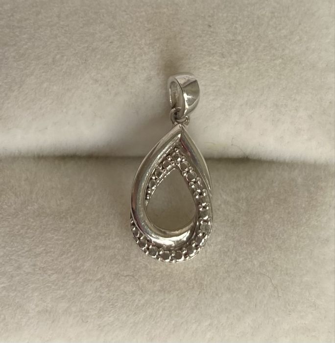 Pandantiv din argint cu diamante designer Hot Diamonds