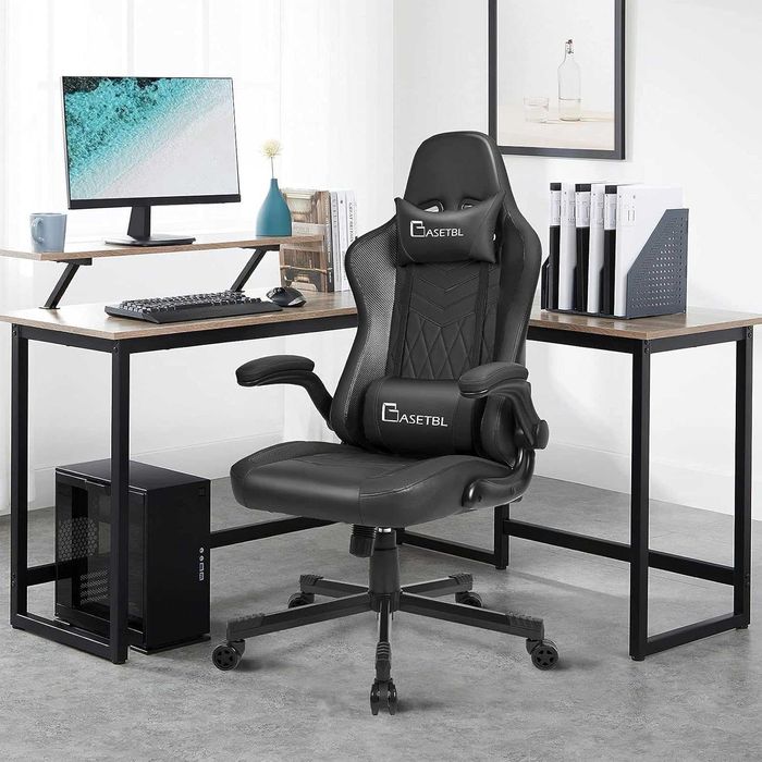 Scaun ergonomic pentru birou, cotiere reglabile, inaltime ajustabila, ideal gamming- RESIGILAT